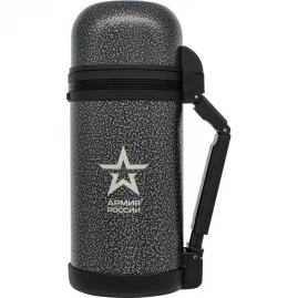 Термос THERMOS АРМИЯ РОССИИ АРМЕЙСКИЙ для напитков/еды 1.2л. серый 645838